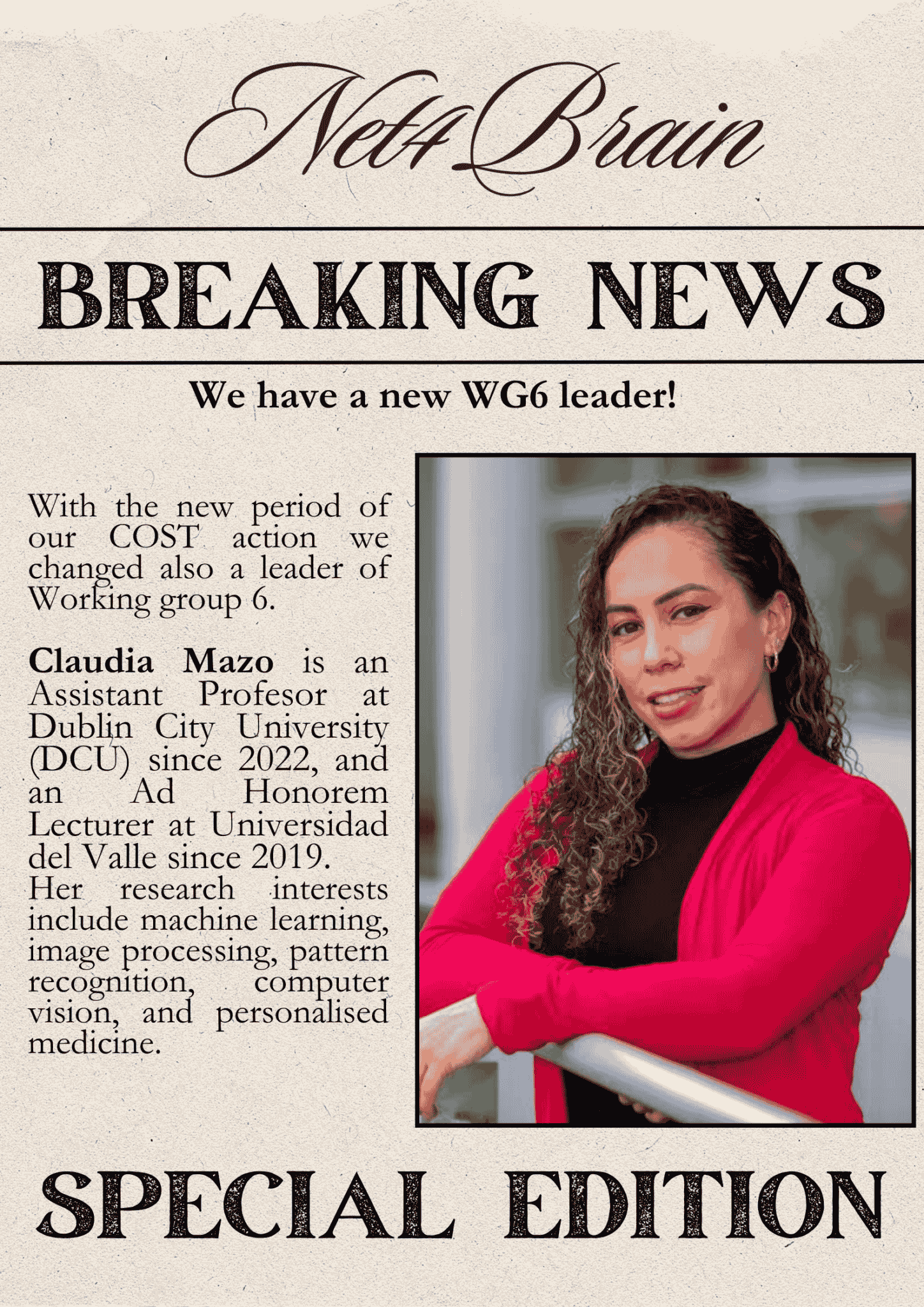 We Have a New WG6 Leader